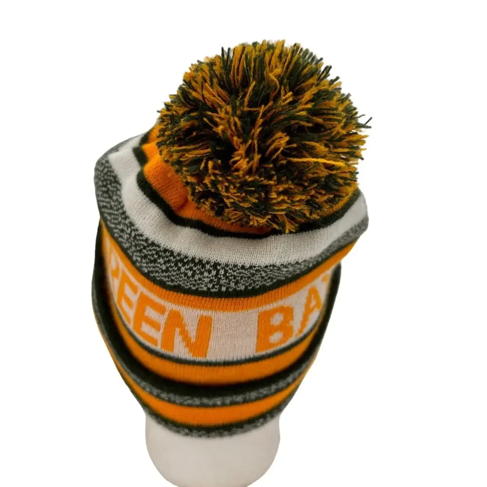 Green Bay Packers NFL Football Pom Pom Beanie